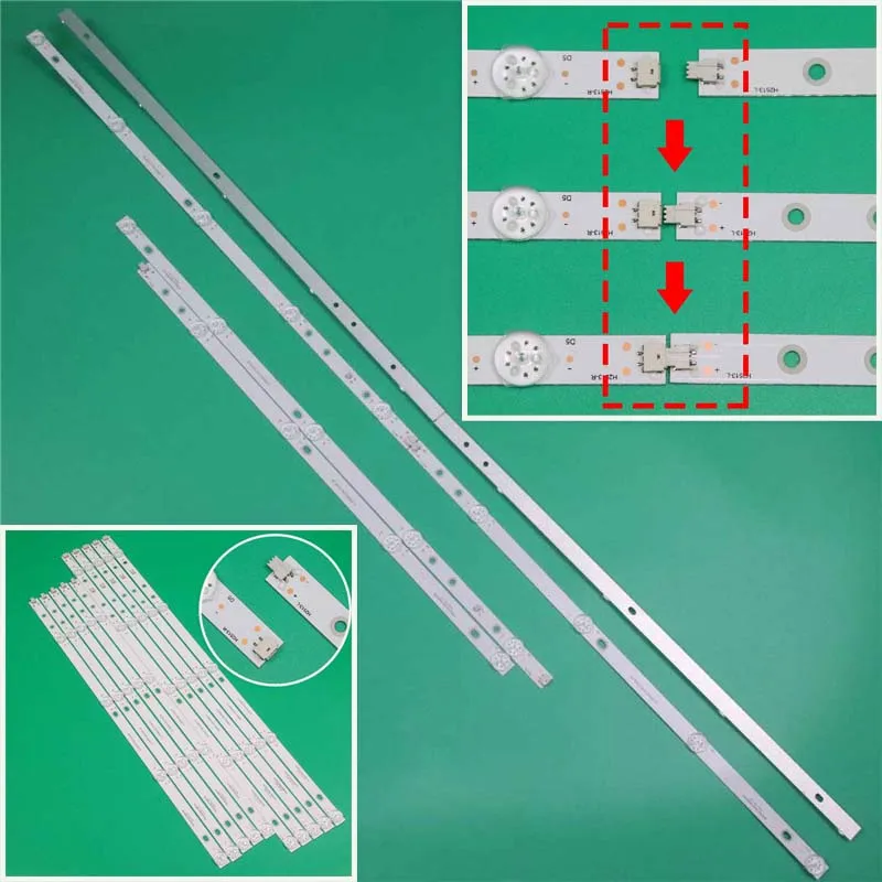 LED Backlight Strip For Linsar 55LED900F 55UHD520 Bars JL.D55091330-315AL/R-M Kits Bands For Nei 55NE5000 55NE6000 Array Planks