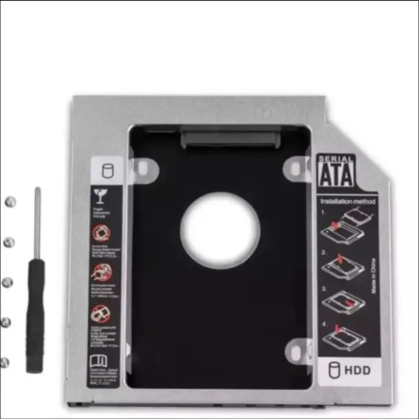 Caddy/Adaptador para 2º Disco Rígido SSD/HD 2.5 polegadas para Baía Óptica Acer 6530 6530G 6930 6930G 5532 5535 5536 4736G 4750G 4752 4755G