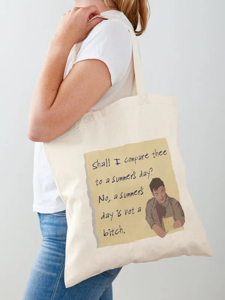 

Nick Miller's Summer's Day Poem Tote Bag Custom bag foldable reusable bag Candy bags ecological bags