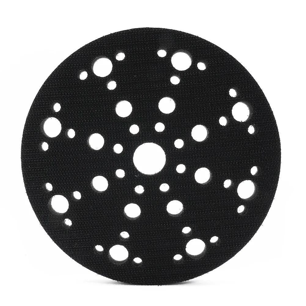 6Inch 150mm 48 Holes Soft Sponge Interface Pad For Sanding Pads Hook&Loop Sanding Discs Sander Backing Pads Buffer