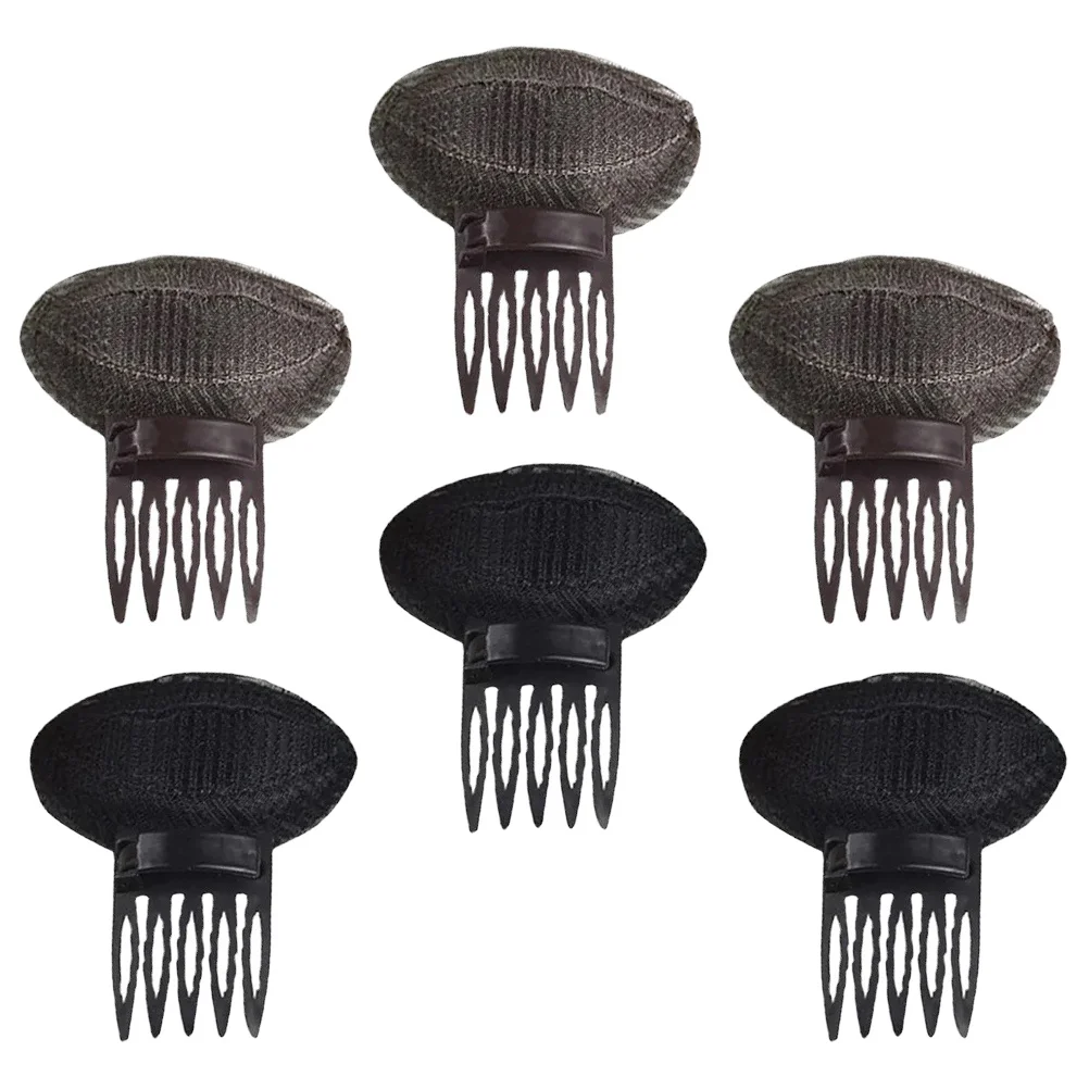 

6Pcs Liu Tie Hair Bump Insert Volume Clips Easy Use Invisible Anti Slip Hair Volume Comb Accessories for Women