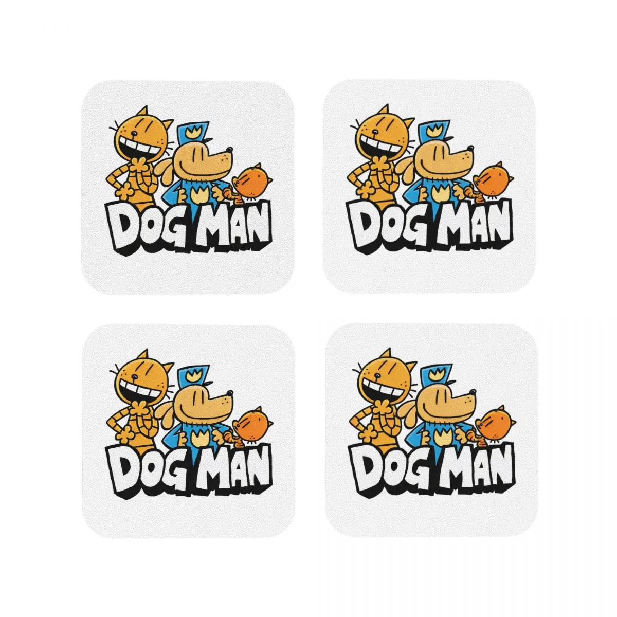 

Собака, человек, кошка и милый человек, подставки, кухонные салфетки, водонепроницаемые изоляционные коврики для чашек, кофейные коврики для декора, домашняя посуда, подушечки, набор из 4 шт.