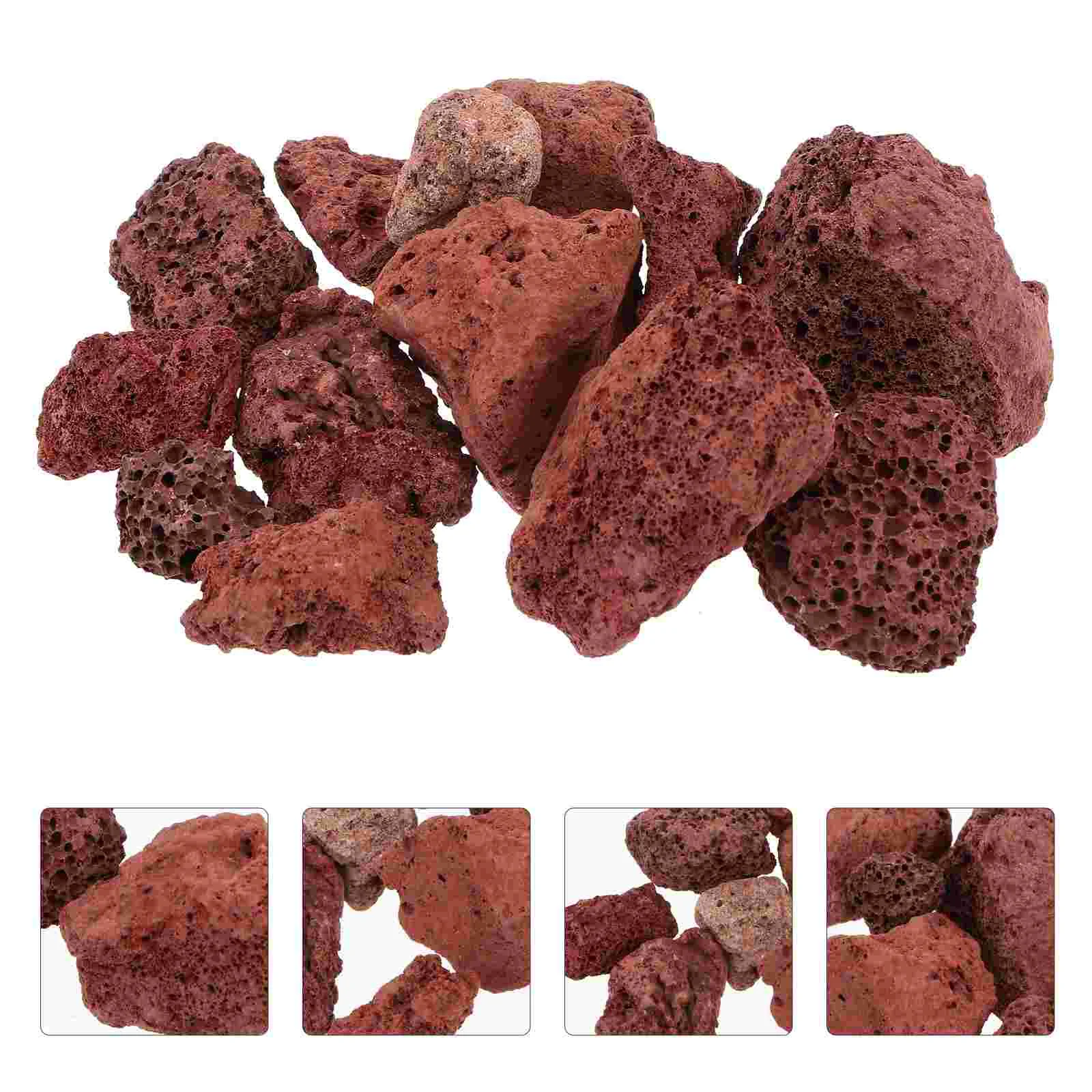 

Aquarium Sand Porous Block Aquarium Rock Filter Tank Red Ceramic Accessories Stones Rocks Landscaping Stone