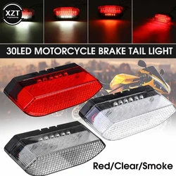 1pc Motorcycle Tail Light Universal Motorcycle LED Tail Light License Plate Light Brake Light for Off-Road Atv