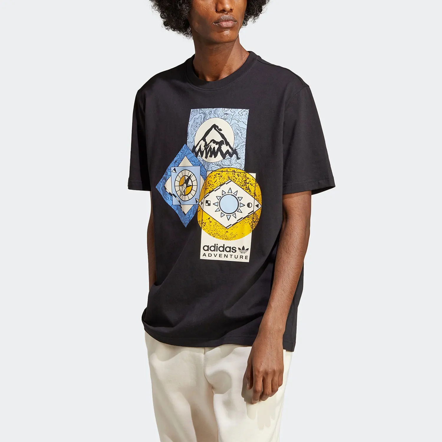 

Официальная мужская спортивная футболка Adidas с короткими рукавами и тремя полосками ADV FC TEE HR4222