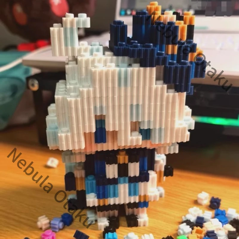Genshin Impact Furina Escoffier Building Block Highly Difficult Build Minifigures Cosplay Colleagues Adorable Souvenir Gifts