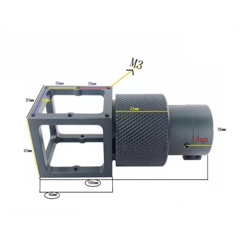 D25/30mm Pipe Crop Protection Horizontal Folding Piece Anti Virtual Position Machine Arm Crop Protection Unmanned Aerial Vehicle
