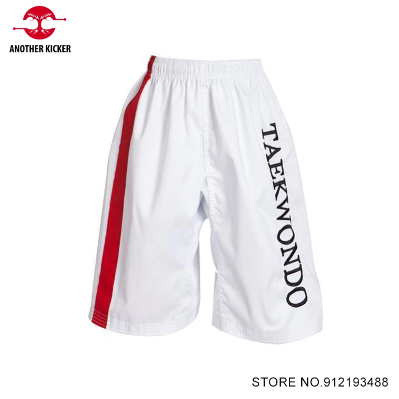 

Taekwondo Shorts Men/Women/Kids Cotton Martial Arts Training Shorts Custom Kickboxing MMA Taekwondo Dobok Karate Uniform White