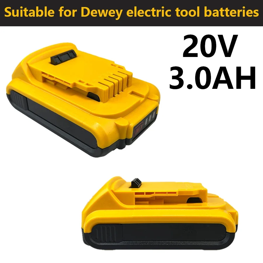 Batterie de rechange pour outil électrique Dewei, 20V, 3,0 Ah