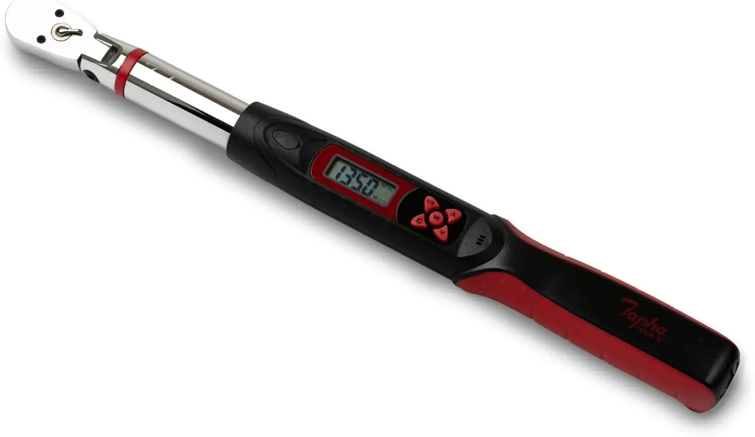 Tapha Tools 3/8 inch Flex-Head Digital Torque Wrench, 5-99.5 ft-lbs (6.8-135 N-m) Torque Range ±2% Accuracy, LED and Buzzer,