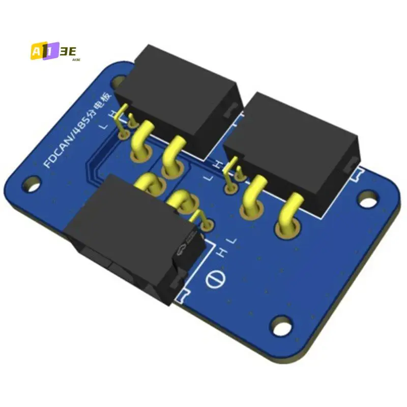 A13E-XT30(2+2) 1 To 2 Joint Adapter Board FDCAN/485 Power Splitter Board For Humanoid Robot RC Model