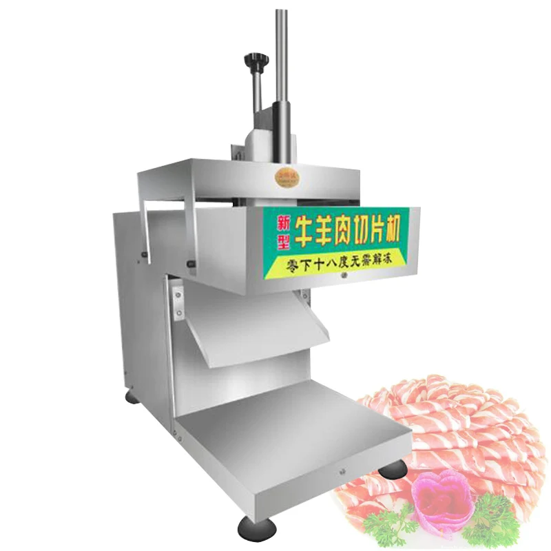 Mutton Roll Cutting Machine Table Small Mutton And Beef Roll Slicing Machine