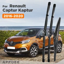 Wiper Front & Rear Wiper Blades Set For Renault Captur Kaptur 2016 2017 2018 2019 2020 Windshield Windscreen Front 26