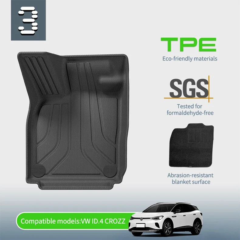 New Arrive Car Accessories, Designer Pet-Friendly Rubber Floor Mats, All-Weather, Luxury Style, Wholesale Supply