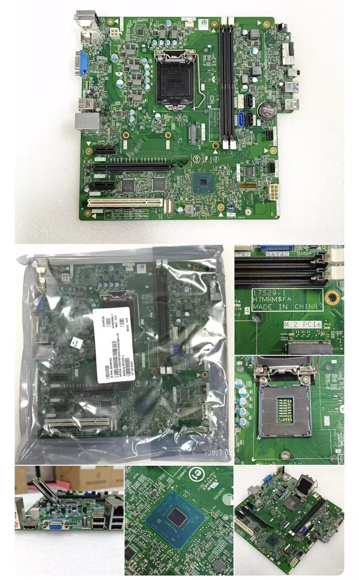 

V8F20 0V8F20 FOR DELL Vostro 3670 MT Desktop Motherboard 17529-1 B360 Supports 8th and 9th Generation Processor CPU