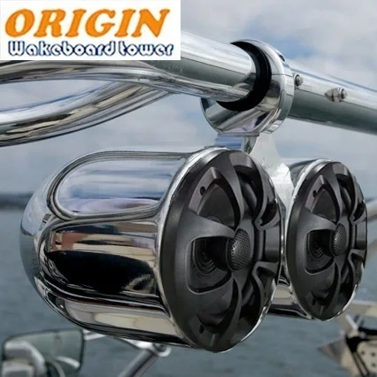 

Pair of Origin OWT-SPKII Twin Marine Waterproof Wakeboard Tower Speaker