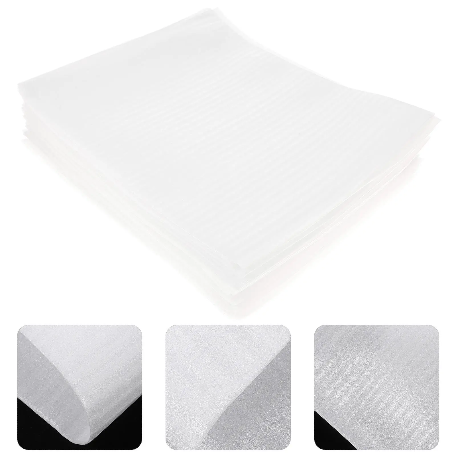 100 Pcs Anti Static Pearl Cotton Bags Thick Cushion Wraps Packaging Reusable Vibration Absorption Protect Fragile Items Office