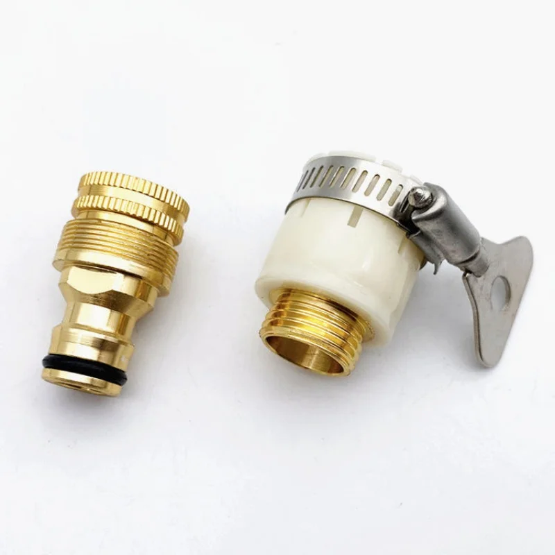 1/2PC Universal Faucet Connector Water Pipe Connector Adapter Suitable For Garden Water Pipe Fittings Watering And Car Washing