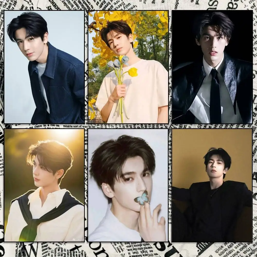 Sunshin Actor Z-Zhang Ling-he  Poster Self-adhesive Waterproof Paper Sticker Coffee House Bar Room Wall Decor