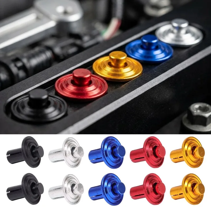 

6mm Aluminum Alloy Motorcycle Modification Screw Clips and Rivet Screw Replacement Parts Suitable for Yamaha Modifications