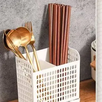 Chopstick cage storage rack Household kitchen utensils storage rack hollow multi-function drain mildew proof spoon chopstick cyl