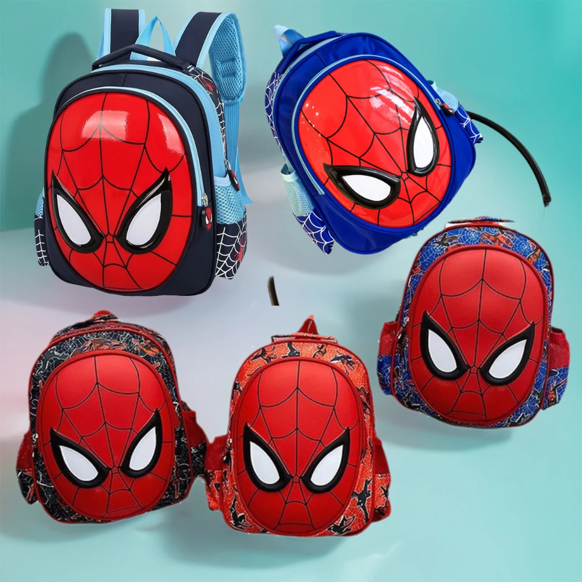 Marvel Comics Cartoon Toys Spider-Man knapsack SpiderMan Children\'s bags schoolbag Student backpack Travelling bag boy Girl Gift