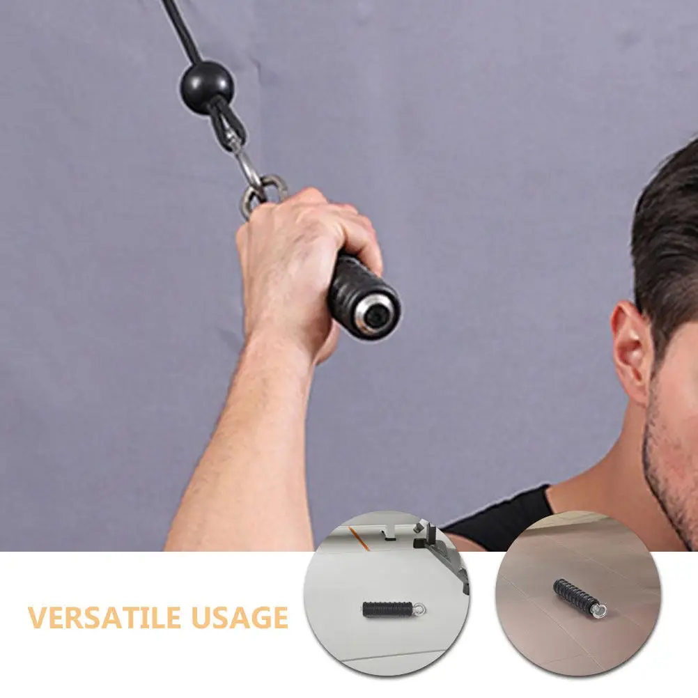 2Pcs Ergonomic Heavy Duty Fitness Handle for Triceps Back High Pulley Single Arm Workouts Comfort Grip Professional Workout