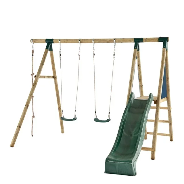 Multi Purpose Wooden Playground Hot sale plastic toys kids baby toddler swing set for children Outdoor Metal Climbing frame kids