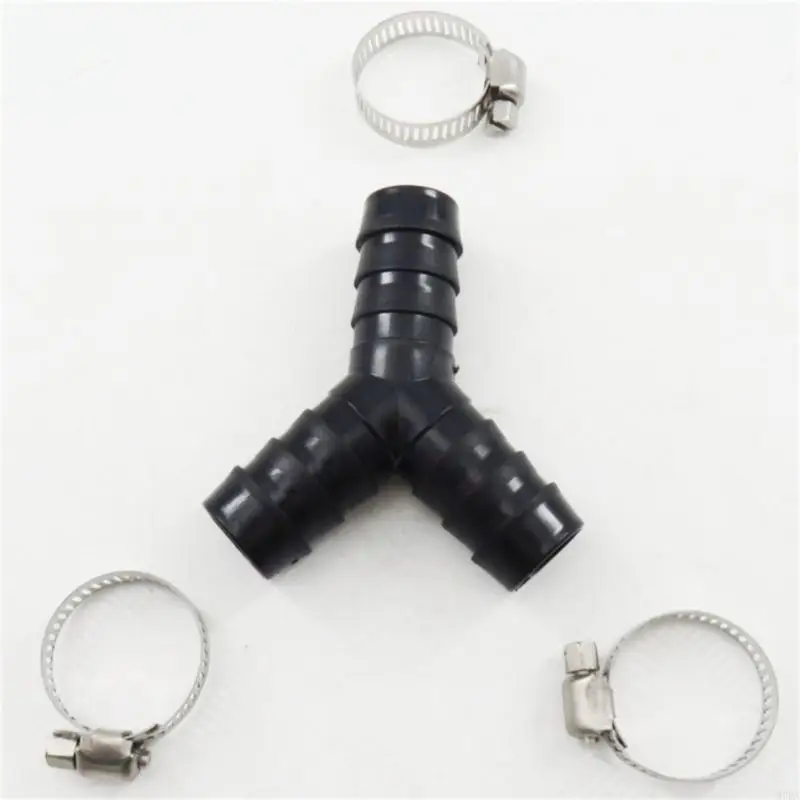 M7DA Y Shaped Splitter Down Pipe Hose Connector Space Saving Adapter Quick Installation