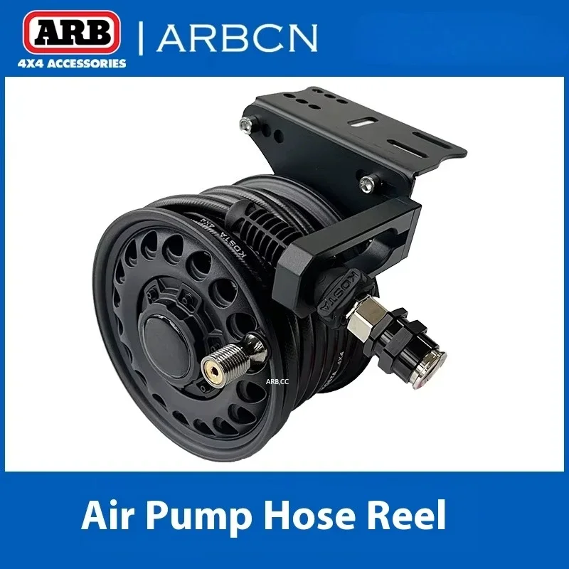 Retractable Offroad Air Hose Reel All-Terrain Heavy Duty Auto Rewind Tire Inflation Hose Reel for 4x4 ATV UTV RV KOSTA view 2