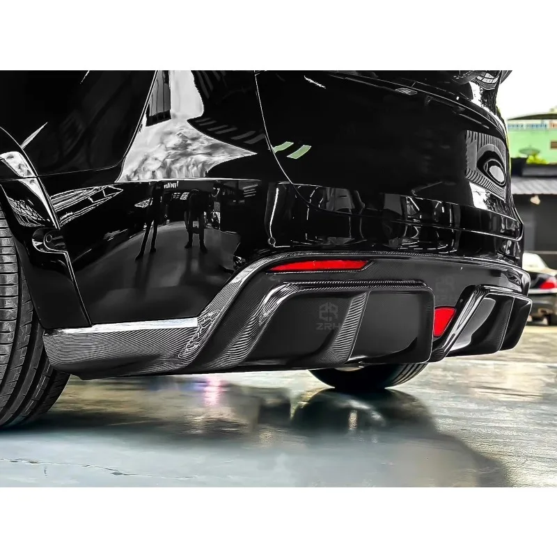 CMST Style Carbon Fiber Rear Bumper Diffuser for Teslas Model Y Carbon Fiber Diffuser