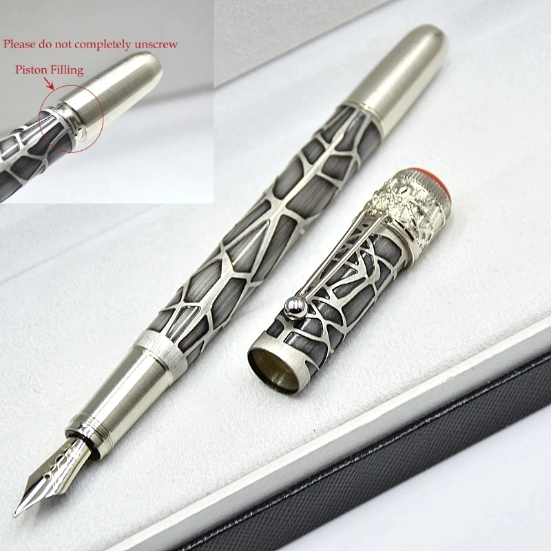 

Авторучка с наполнителем MB Heritage Series 1912, уникальная шариковая ручка с пауком и рельефом, для офиса