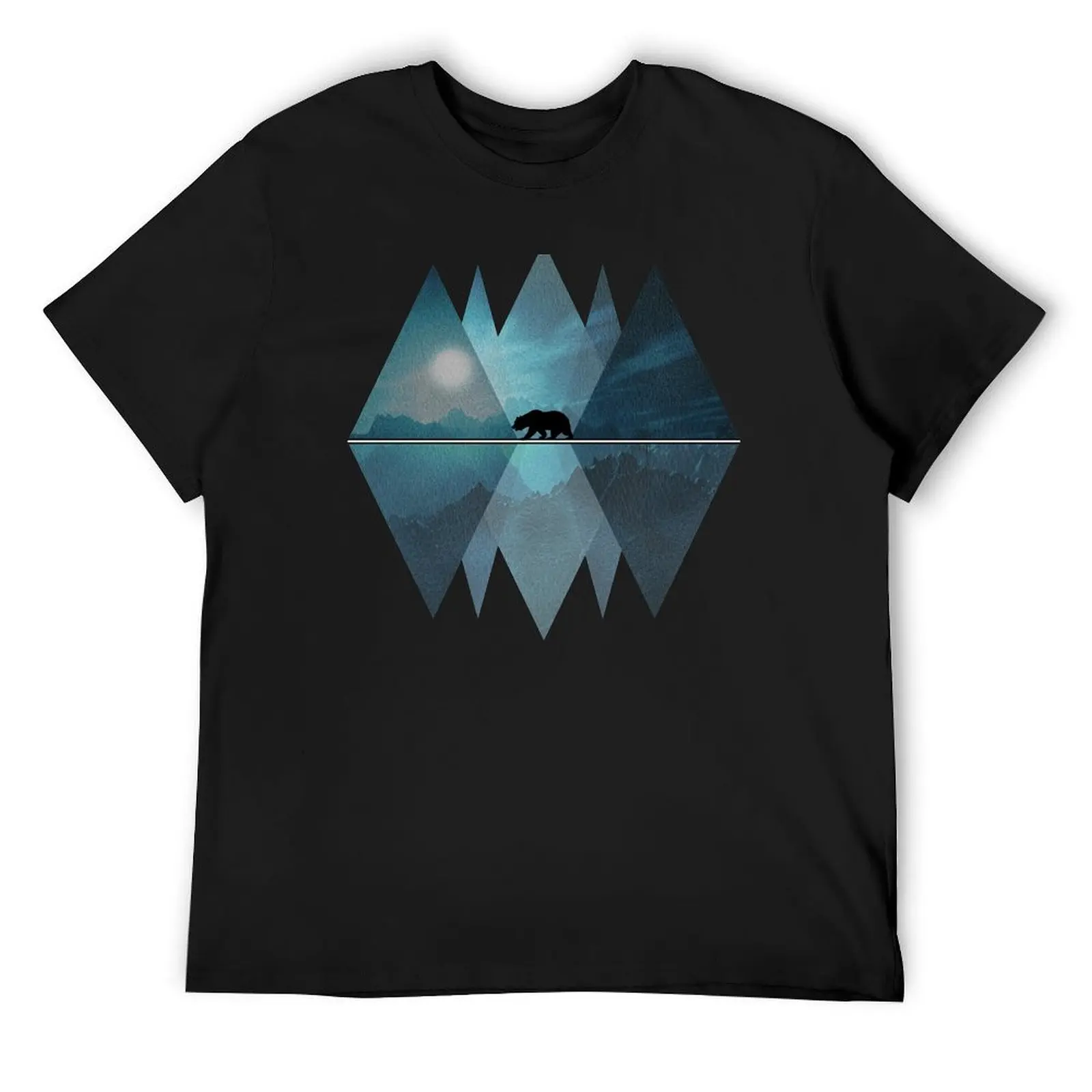 

Geometric Nature Bear T-Shirt