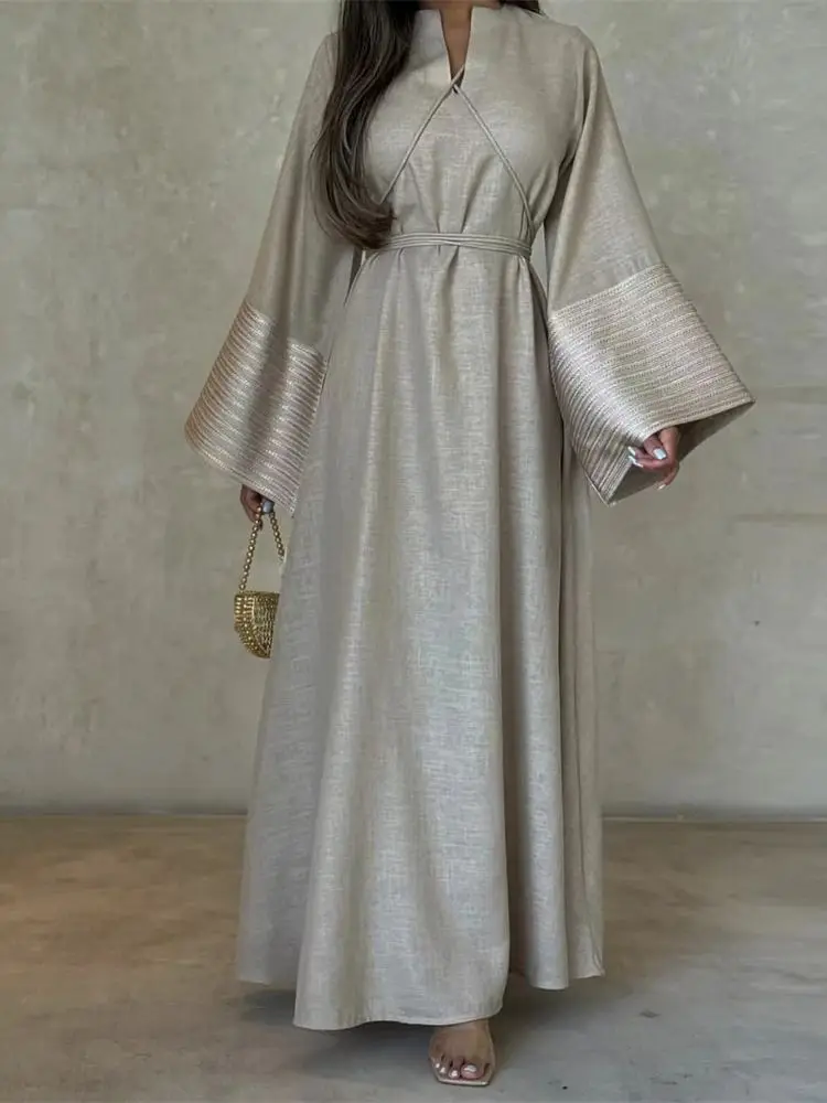 Eid Abaya Dubai 2024 Palestine Islam Muslim Kaftan Dress For Women Clothing Robe Longue Caftan Marocain Femme Vestidos Musulmane