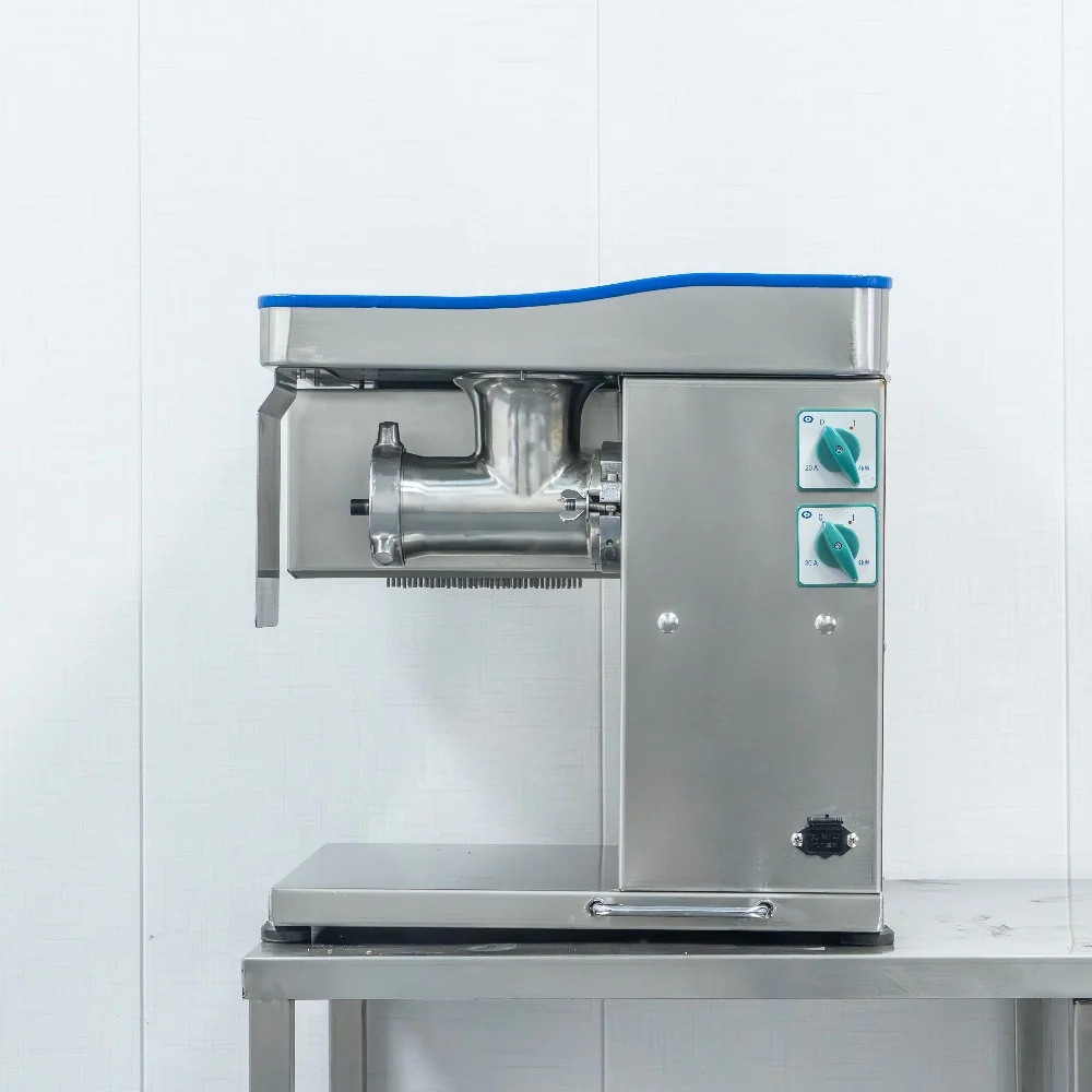 

SHENHU Customization 300 KG/h 1800W Dual-Motor Tabletop Commercial Combination Meat Grinder and Cutter Machine