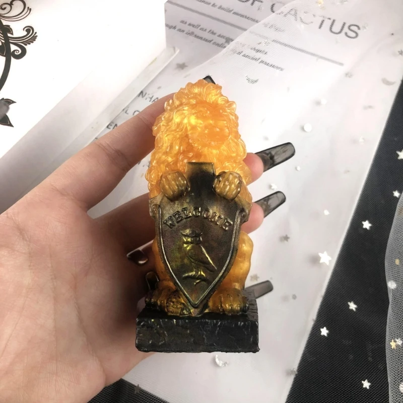 Lion Silicone Mold for Candle Hand-made Soap Desk Ornaments Drop shipping