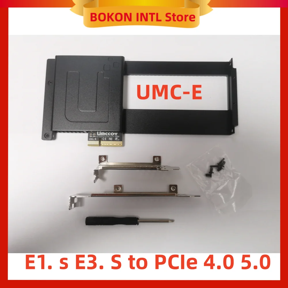 E1. S E3. S to PCIe 4.0 5.0 NVMe SSD to PCIe × 4 5.0 adapter card half height solid-state drive  FOR UMCCOY  p5801x  CD6