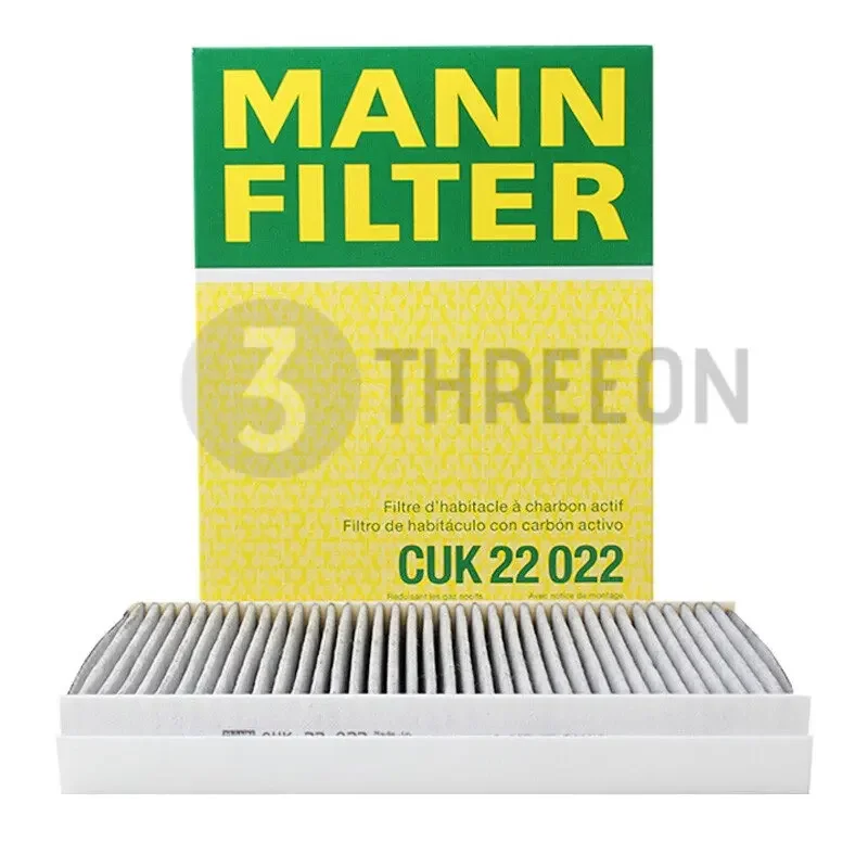 MANN FILTER CUK22022/CUK22022M Cabin Filter For JEEP(GAC) COMPASS 1.3T 220T 1.4T 2.0L 200TS RENEGADE D-VVT 77367847 71775824