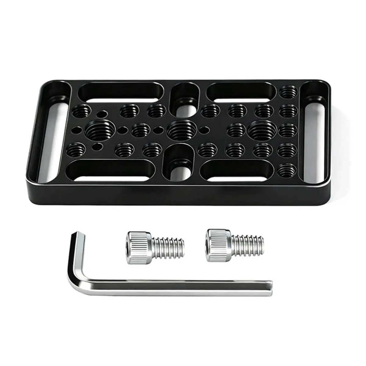 AT33 Multi Purpose Quick Release Plate Switching Plate Cheese Board Easy Plate 1/4 3/8 Cold Shoe for DSLR Camera Cage Rig