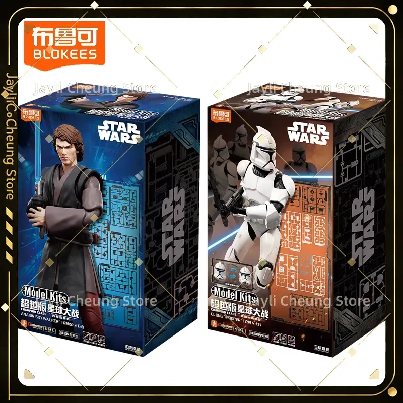 【在庫あり】正規品-blokees-スター・ウォーズ-アナキン・スカイウォーカー-クローン・トルーパー-アクションフィギュア-組み立て式モデルキット-コレクターズトイ-ギフト
