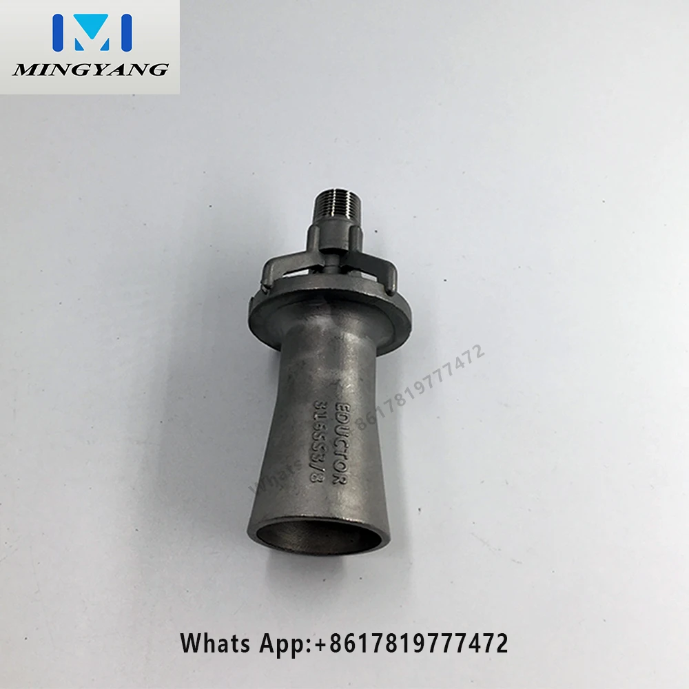 1PCS BSPT Stainless Steel 316 Eductor Venturi Nozzle Epoxy Industrial Mixed Jet Venturi Nozzle