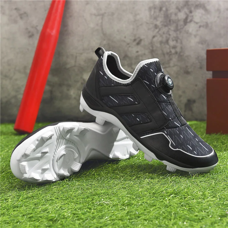 2024 Hot Sale Baseball Training Shoes Men Black Red Gym Shoes Mens Professional Court Shoes Man Sports Shoe