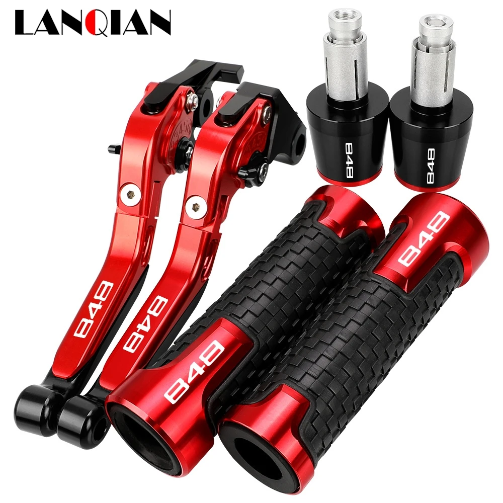 

For Ducati 848 Evo 2007 -2013 Motorcycle Accessories Handgrips Extendable Brake Clutch Levers Handlebar Grips Handle Ends