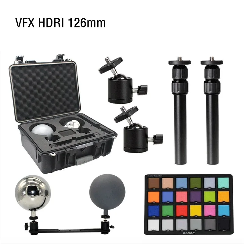 VFX HDRI 126Mm Bi Xám Bóng 18% Xám Hiệu Ứng Thị Giác Môi Trường Ảnh Thu Ánh Sáng Bóng 12.6Cm