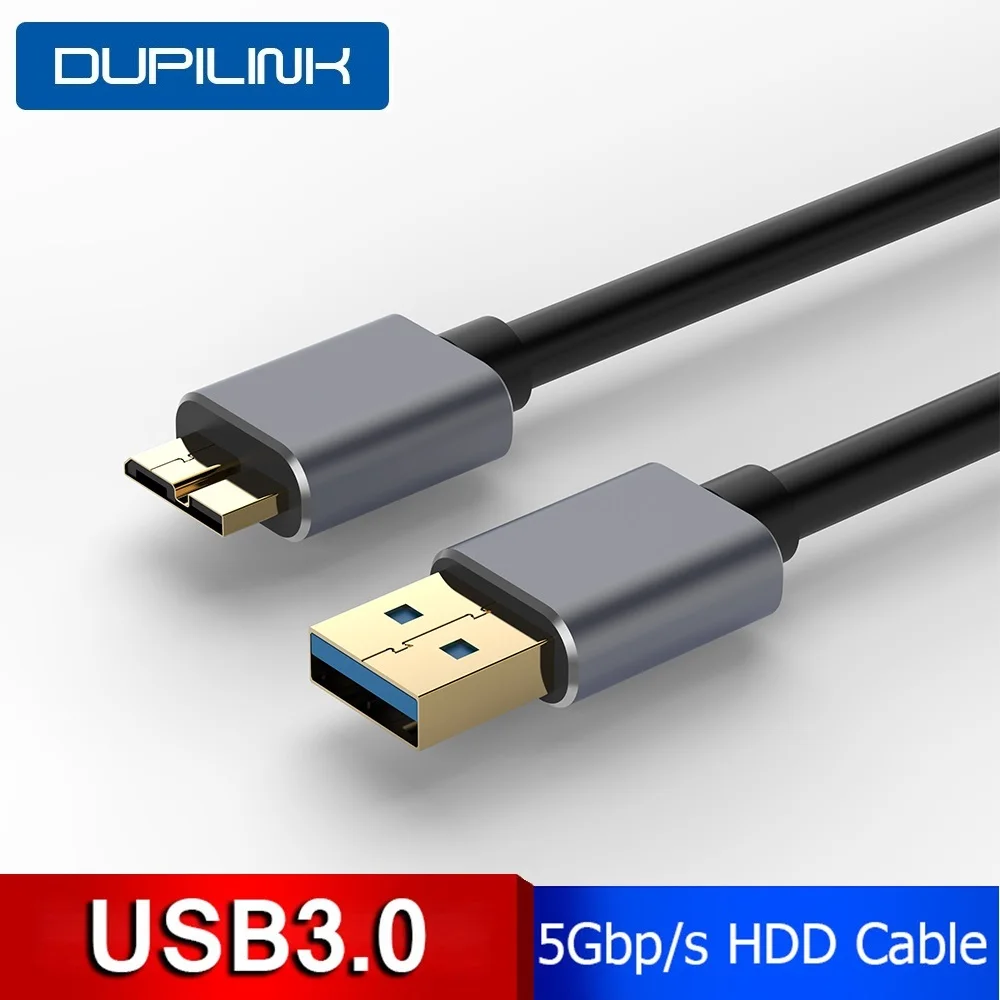 USB 3.0 Micro B Cable 5Gbps External Hard Drive Disk HDD Cable for Samsung S5 Note3 Toshiba WD Seagate HDD Data Wire Cables