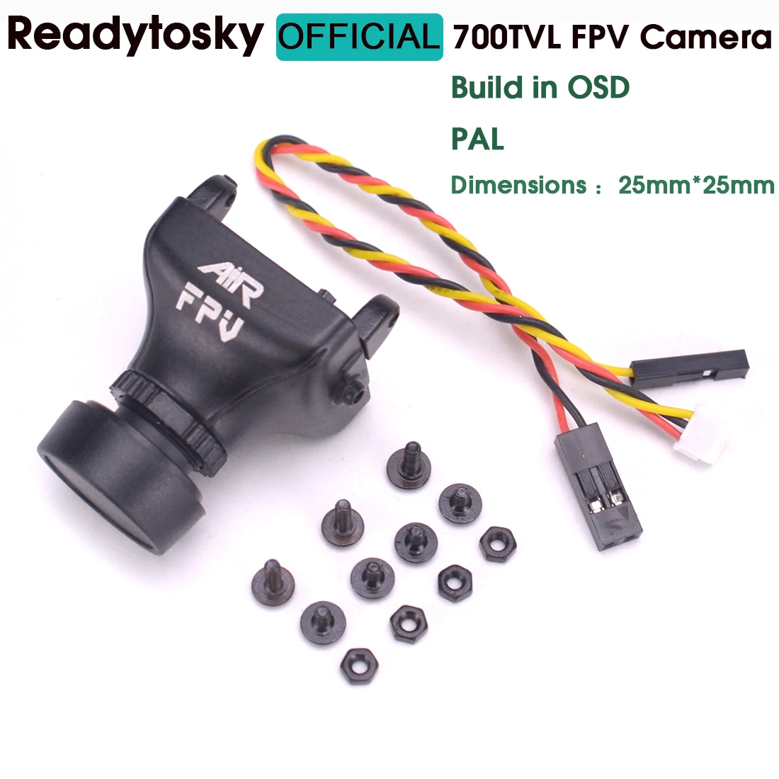 Новейший FPV 1/3 CCD 700TVL 2,5 мм/2,1 мм FOV 135/150 градусов FPV камера Встроенный OSD PAL для мини 250 мм гоночный Дрон Квадрокоптер