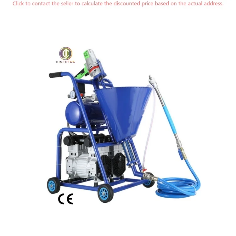 

Newly Manufactured Wall Mortar Putty Spray Plastering Machine With Motor Equipment Sale Price