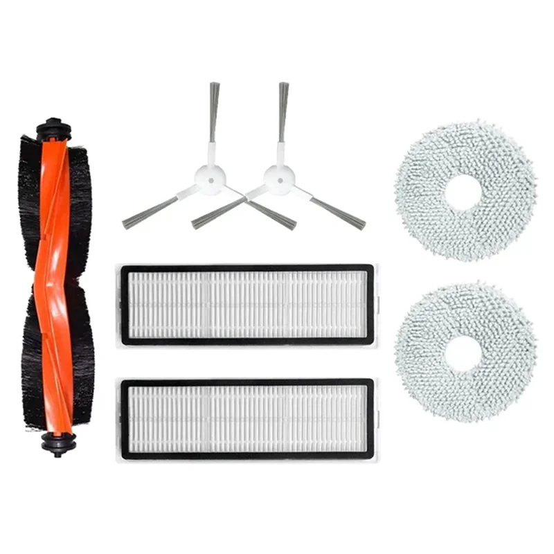 Para Xiaomi Mijia Omni 2 C102CN / B101CN / B116CN / X10 + Plus piezas accesorios rodillo Cepillo Lateral filtro Hepa paño de mopa
