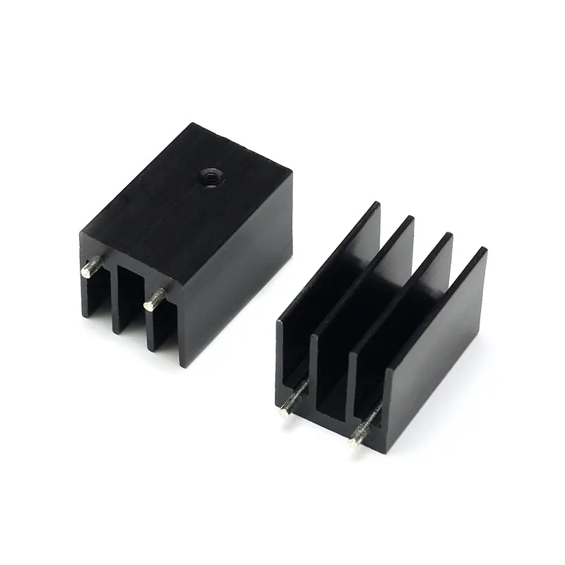 10Pcs/1pc 16X16X25mm Heatsink TO-220 Radiator Cooler Cooling Fin Aluminum Heat Sink TO220 16*16*25mm TO 220 16mmx16mmx25mm