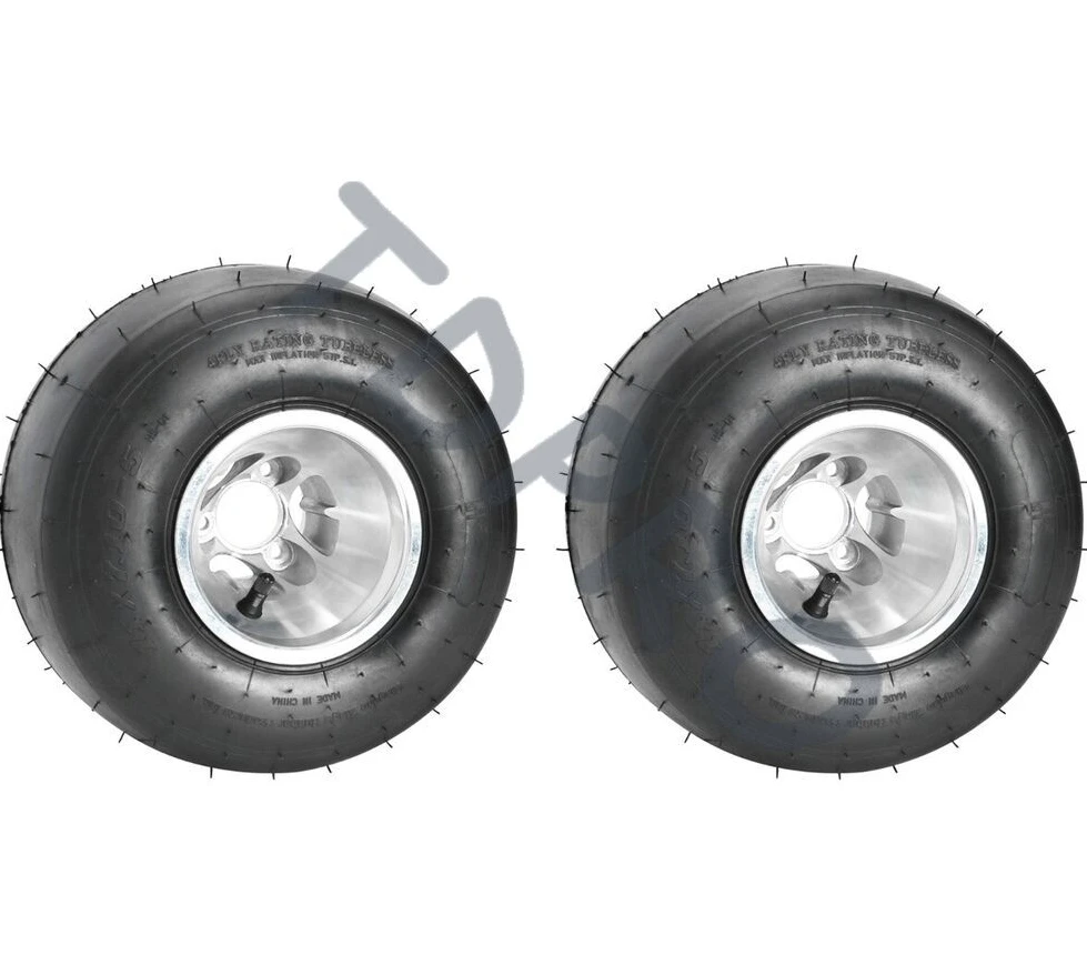 

2PCS Racing Go-Kart 5inch Rear 11x7.10-5 Wheels slick Tire Drift Trike
